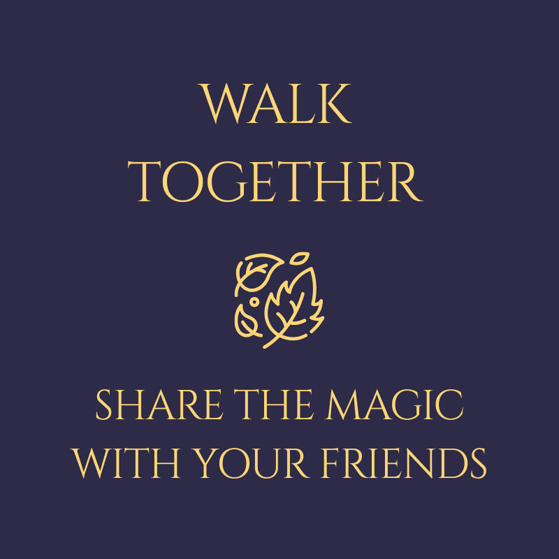 Walk together Walk together. Share the magic with your friends.